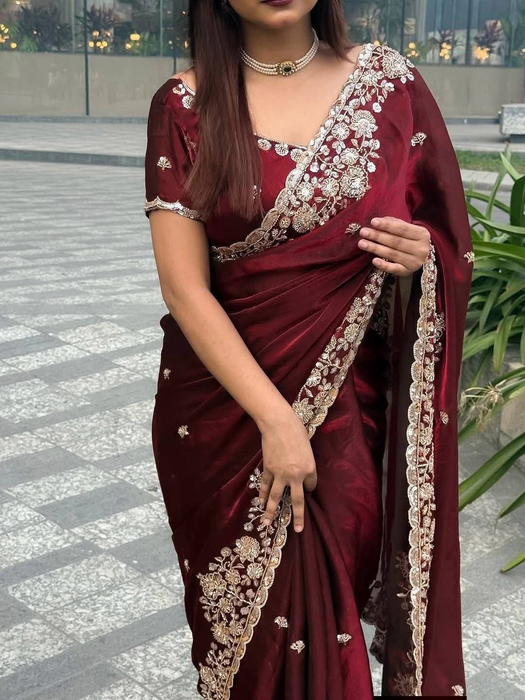 Indian fendi silk saree collection