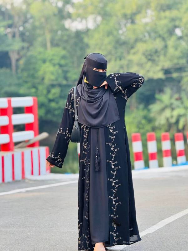 🌸 Rajkumari Koti Ambrotari Borkha With Hijab 🌸
