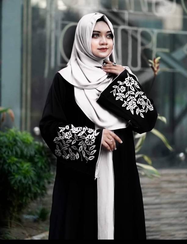 🌸 Pinki Borkha With Hijab 🌸